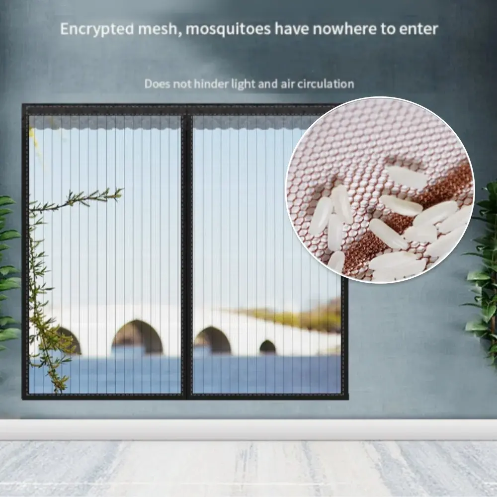 Anti Mosquito Window Screen Net Self-adhesive Screen Prevent Fly Insect Mesh DIY Cutting Window Curtains Household Accessories