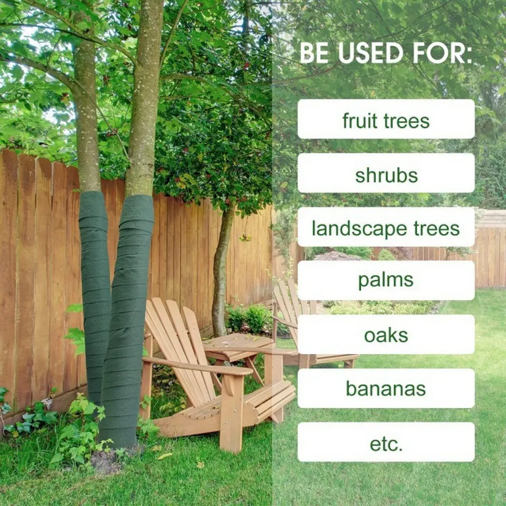 1/3/6pcs Garden Greening Tree Cover Protective Cloth Non Woven Insulation and Moisturizing Plant Covering Tree Wrapping Cloth