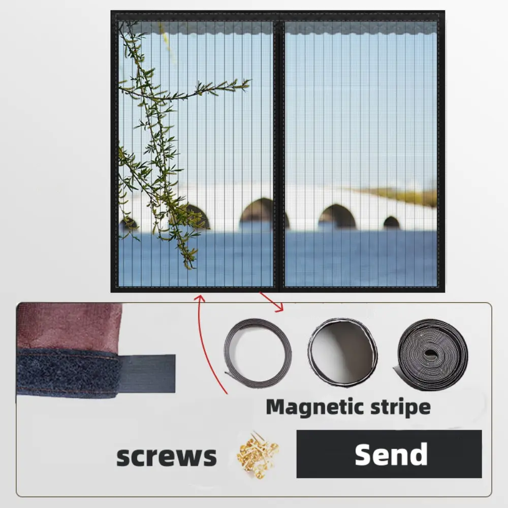 Anti Mosquito Window Screen Net Self-adhesive Screen Prevent Fly Insect Mesh DIY Cutting Window Curtains Household Accessories