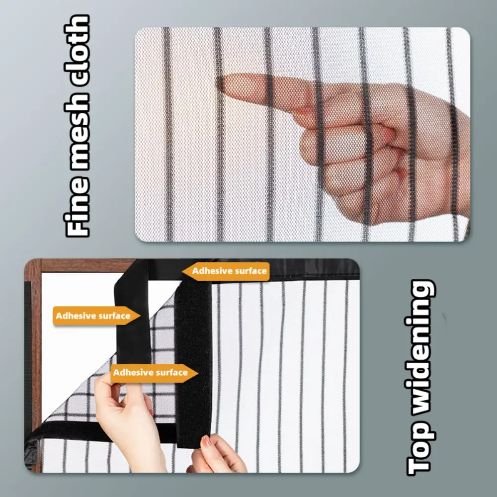 Anti Mosquito Window Screen Net Self-adhesive Screen Prevent Fly Insect Mesh DIY Cutting Window Curtains Household Accessories