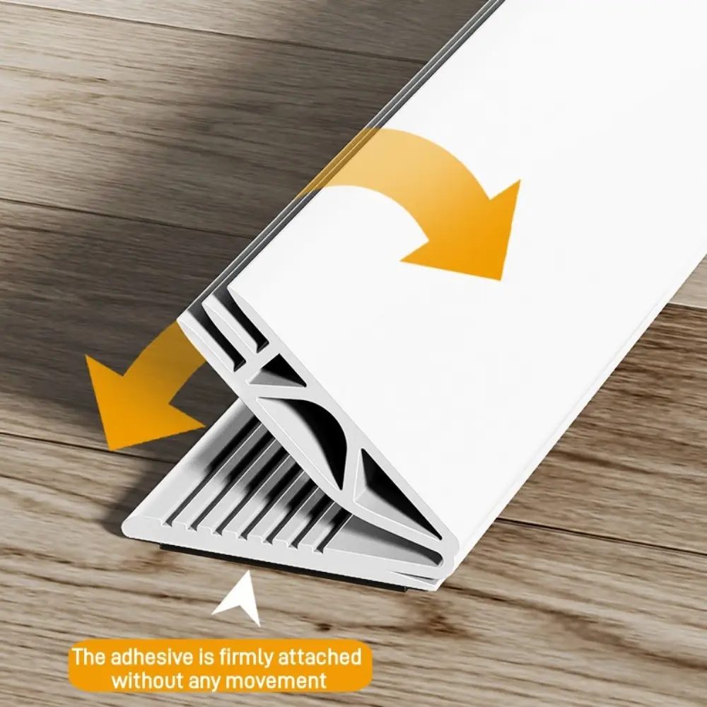 Door Gap Sealing Strip TPE Soundproof Windproof Door Bottom Water Barrier Strip Self Adhesive Door Bottom Special Filling Strip