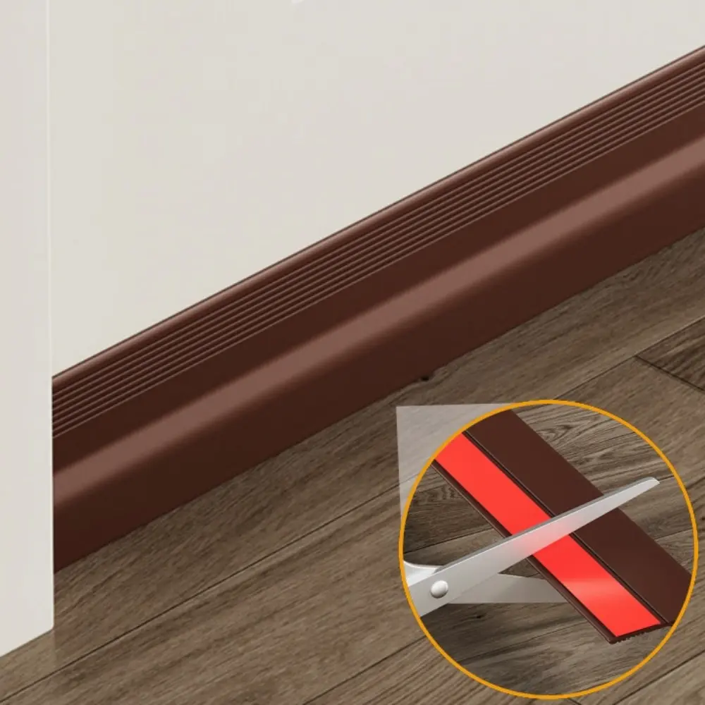 Door Gap Sealing Strip TPE Soundproof Windproof Door Bottom Water Barrier Strip Self Adhesive Door Bottom Special Filling Strip