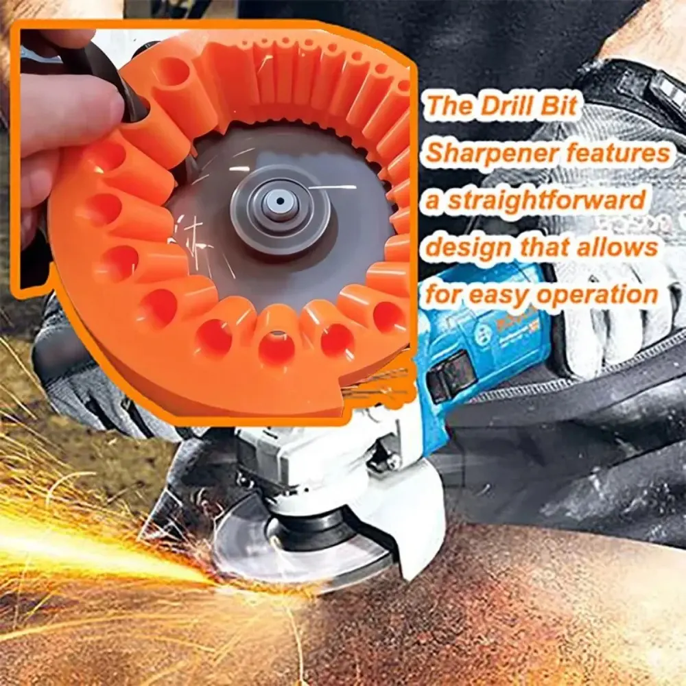 2-13mm Drill Bit Grinder Electric Tool Parts Suitable for Angle Grinder Portable Multi Specification Drill Bit Grinding Tool