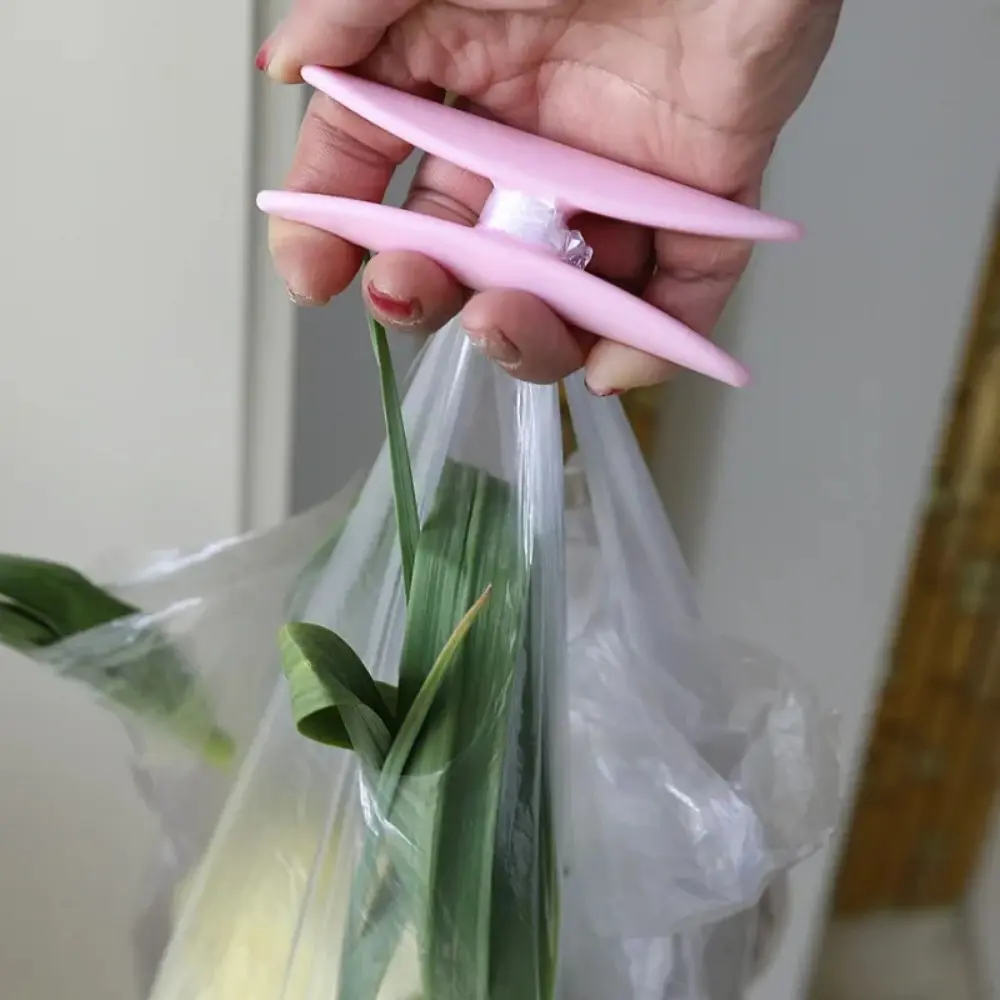 Shopping Bag H-Carrying Handle Portable Grocery Bag Labor Saving Plastic Carrier Multi-Purpose Anti-wear Hand Bag Carrier Clip