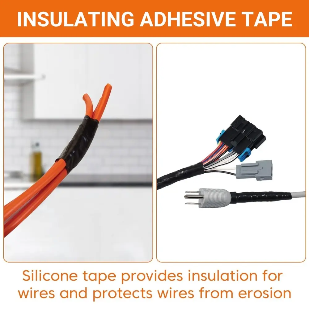 Silicone adhesive tape Multi Purpose Emergency Wire Hose Repairing Tape High Temperature Pressure Resistant Insulating Tape
