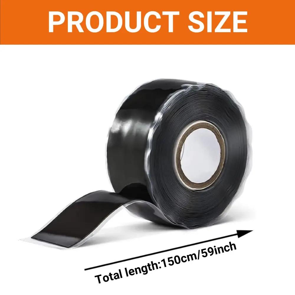 Silicone adhesive tape Multi Purpose Emergency Wire Hose Repairing Tape High Temperature Pressure Resistant Insulating Tape