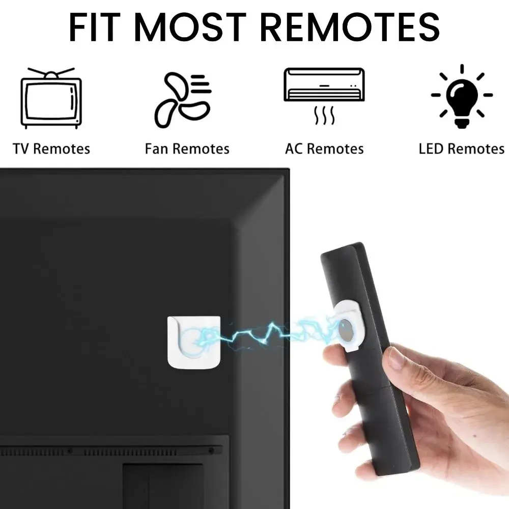 1-10 Pair Strong Magnetic Remote Control Bracket Non Perforated Wall Mounted Air Conditioning Remote Control Rack Storage Hook