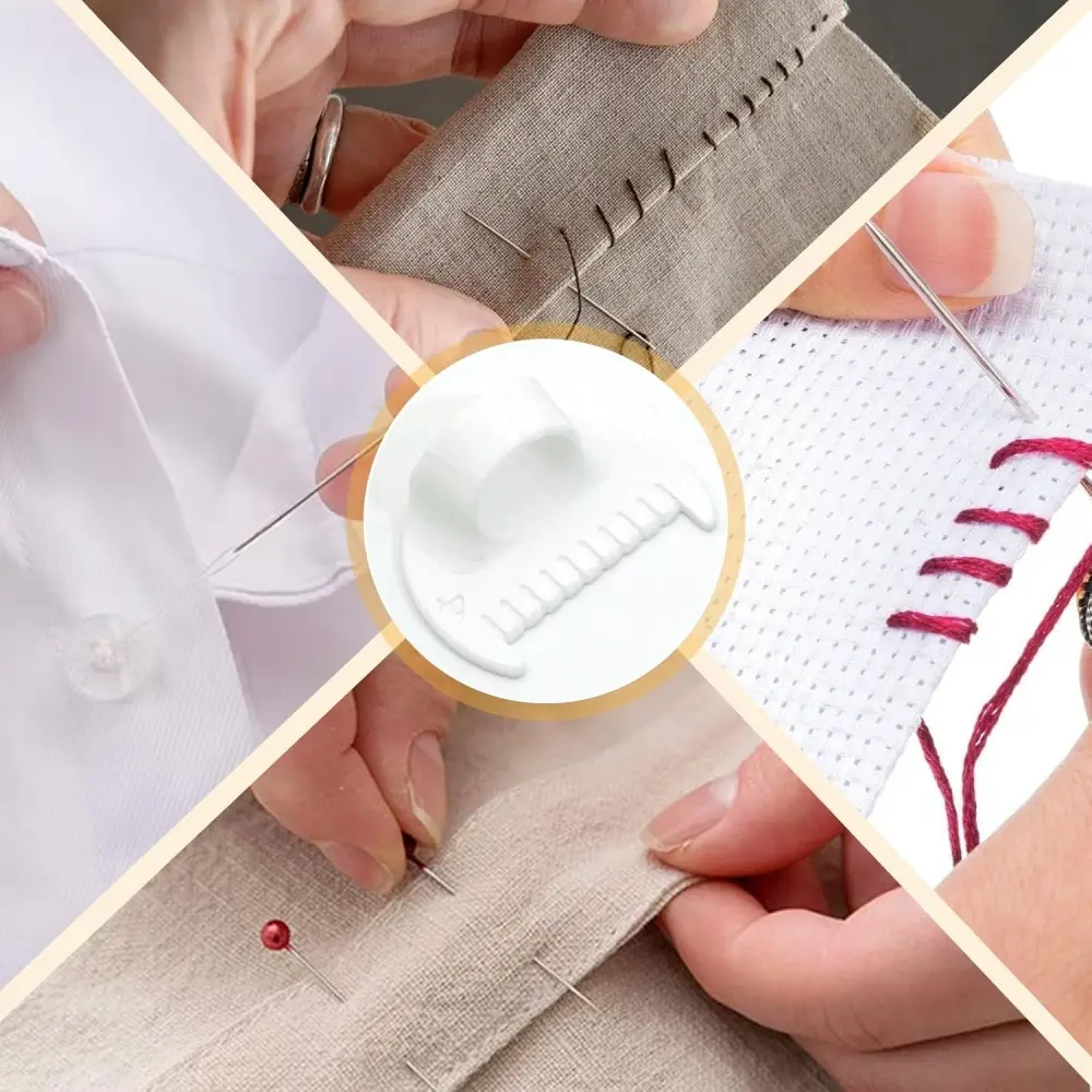DIY Sewing Template  DIY Hand Sewing Edge Lockstitch Stencil Accessories -  3/4mm  Fabric Thimble Device Home Sewing Aids Tools