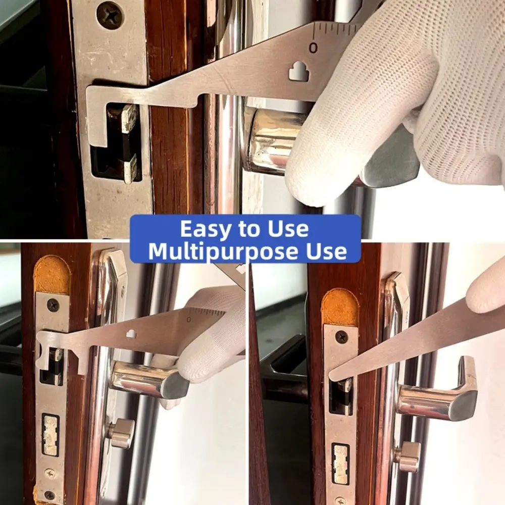 1PCS Multifunctional Lever Tool Stainless Steel Door Mini Portable Compact Pry Bar Lever Unlocking Fire Tool Locksmith Tools