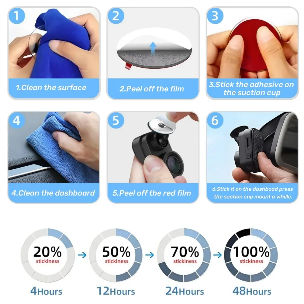 1-10 PCS Circular Double-sided Adhesive Tape Fixing Sheet Is Double-sided Sticker Pad Used for Fixing Household Decoration Items