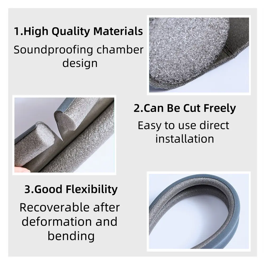93cm Door Bottom Gap Sealing Strip Windproof Insect Proof Soundproof Noise Reducing Windproof Washable Foam Cotton Sealing Strip