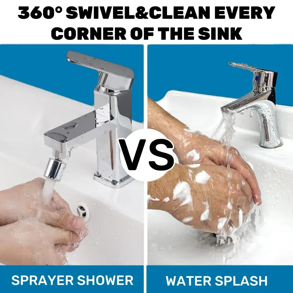 Dual Mode Faucet Aerator 360 Degree Rotating Faucet Filter Nozzle Diffuser Adjustable Sink Faucet Aerator Kitchen Accessories