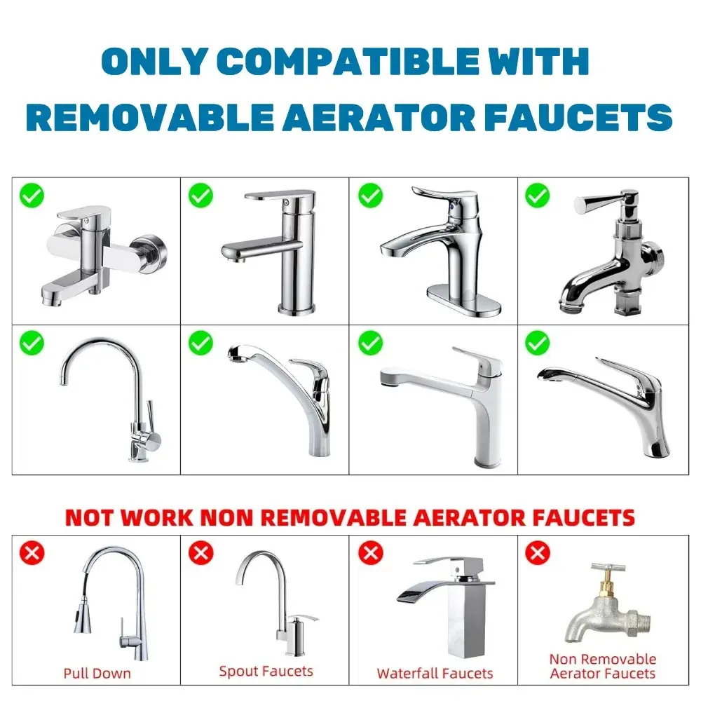 Dual Mode Faucet Aerator 360 Degree Rotating Faucet Filter Nozzle Diffuser Adjustable Sink Faucet Aerator Kitchen Accessories