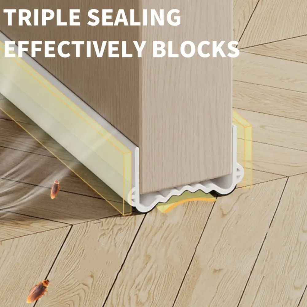 Door Sealing Strip Insect Proof Soundproof Filling Strip for Door Seams Windproof Door Stopper Strip At The Bottom of The Door