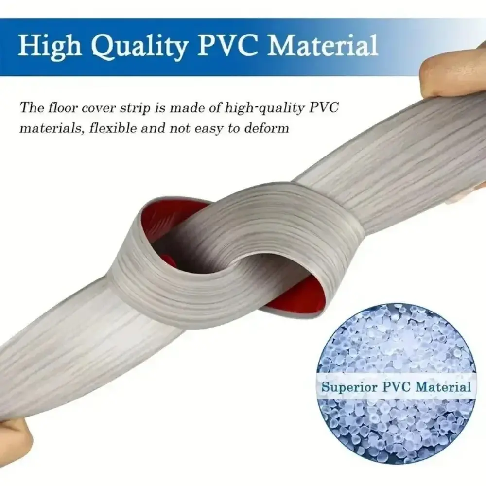 1M Floor Transition Edge Separation Strip Self-adhesive Beautiful Decorative Threshold Corridor Floor Covering Seam Edge Strip