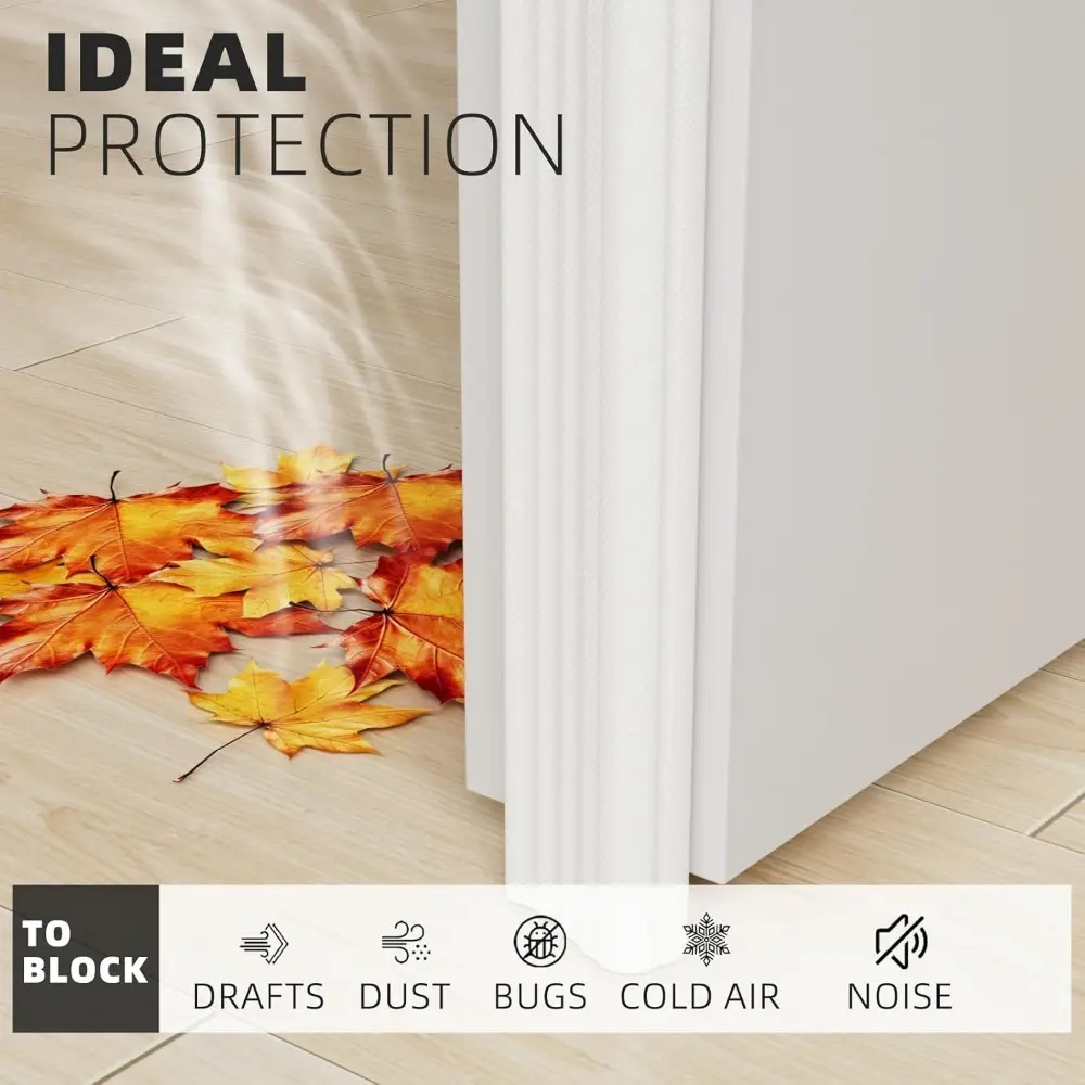 10M/6M Window Sealing Strip Self-adhesive Acoustic Foam Sealing Strip Sound Insulation Door Seam Light Blocking Sealing Strip