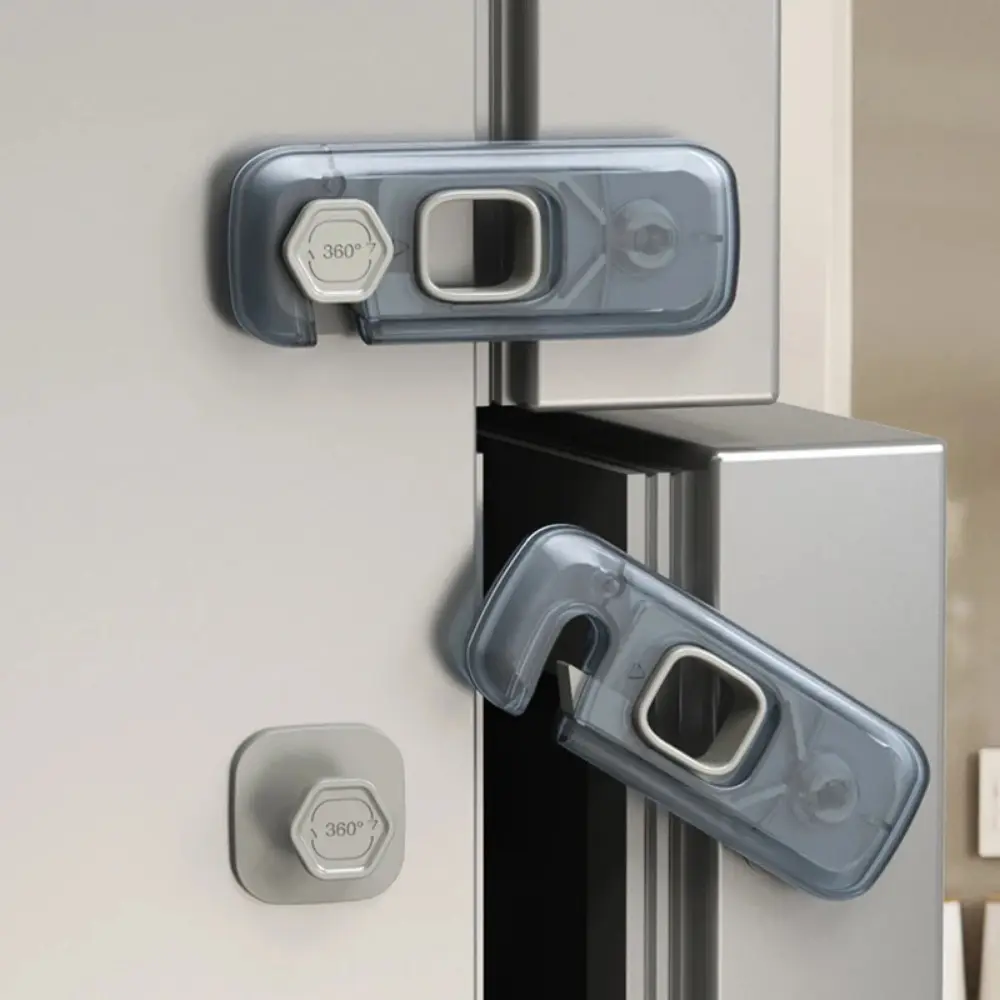 1-5PCS Baby Safety Lock Household Refrigerator Drawer Cabinet Safety Buckle Multifunctional Baby Anti Pinch Safety Protector