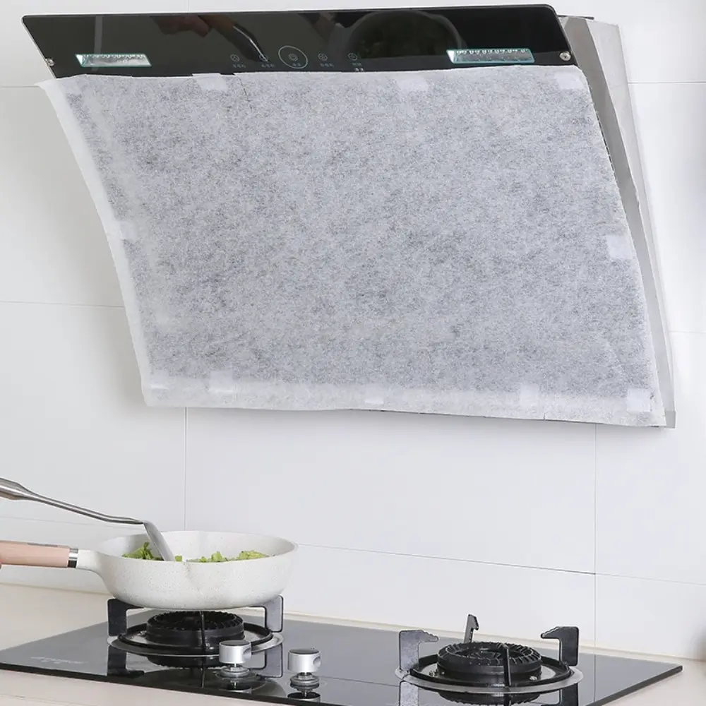 46cm*5/10M Range Hood Filter Paper Disposable Non-woven Fabric Range Hood Filter Paper Can Be Cut Oil Proof Kitchen Filter Paper