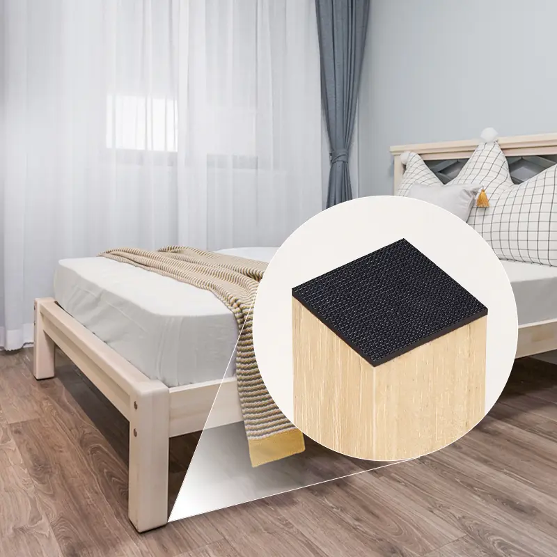 Silicone Furniture Foot Protector Pads Anti Scratch Floor Protectors Mat Table Chair Leg Feet Rug Cover Round Square Sticky Pad