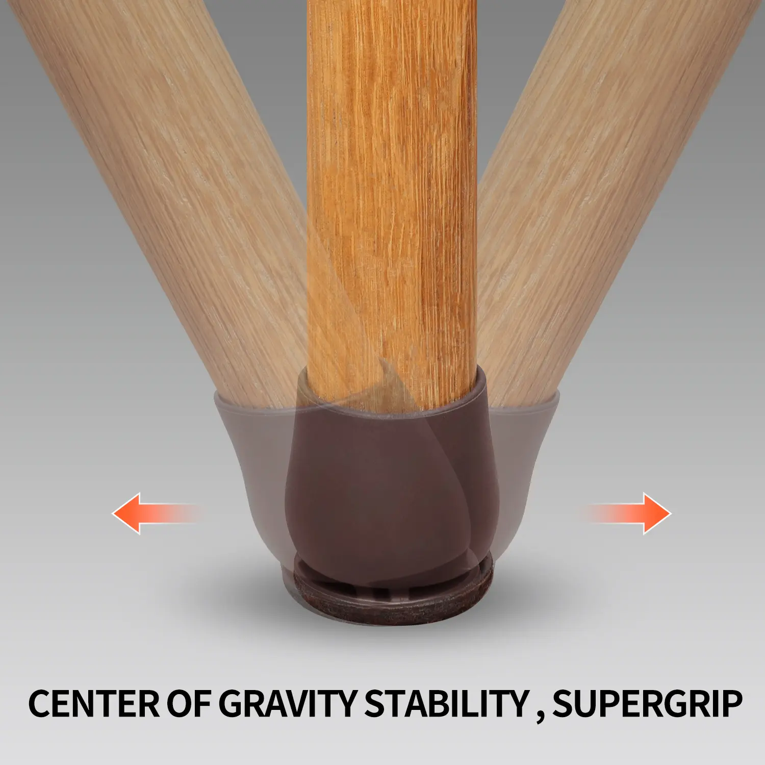 16PCS Silicone Anti-Slip Chair Legs Cover Furniture Sofa Slanted Feet Mat Wood Floor From Scratches Protectors Pads Home Decor