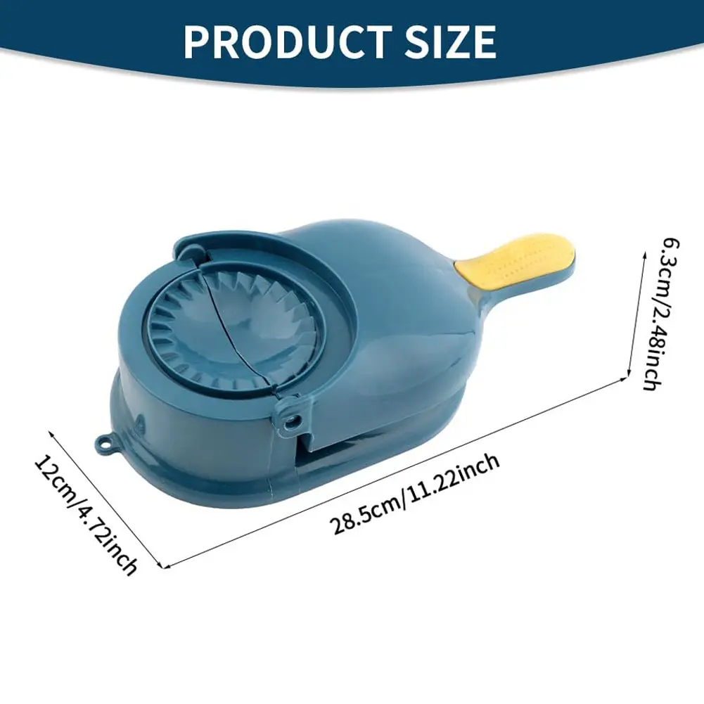 2 In1 Dumpling Maker DIY Kit Wrapper Presser Manual Labor-Saving Ravioli Empanadas Dough Skin Molder Machine Kitchen Gadgets