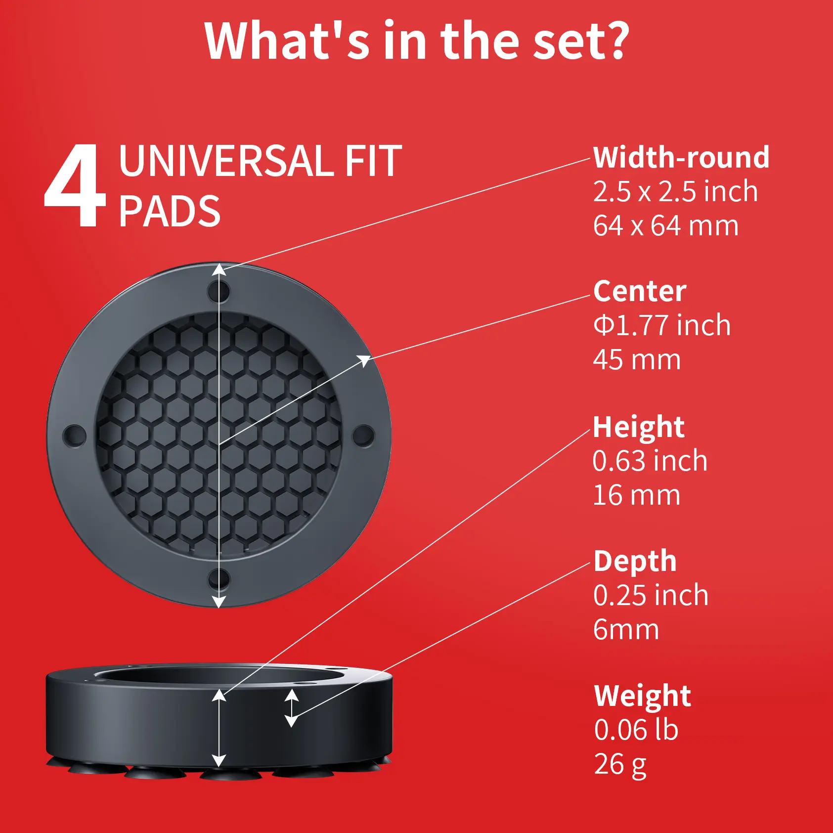 Anti-Vibration Washing Machine Feet Pad Silicone Non-Slip Mat Universal Silent Heightened Mat Refrigerator Feet Fixed Pad