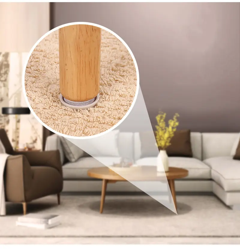 24PCS Round Furniture Gliders Self Adhesive Moving Sliders Floor Chair Sofa Mat Slider Pad Furniture Table Base Protectors
