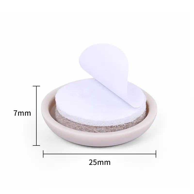 24PCS Round Furniture Gliders Self Adhesive Moving Sliders Floor Chair Sofa Mat Slider Pad Furniture Table Base Protectors