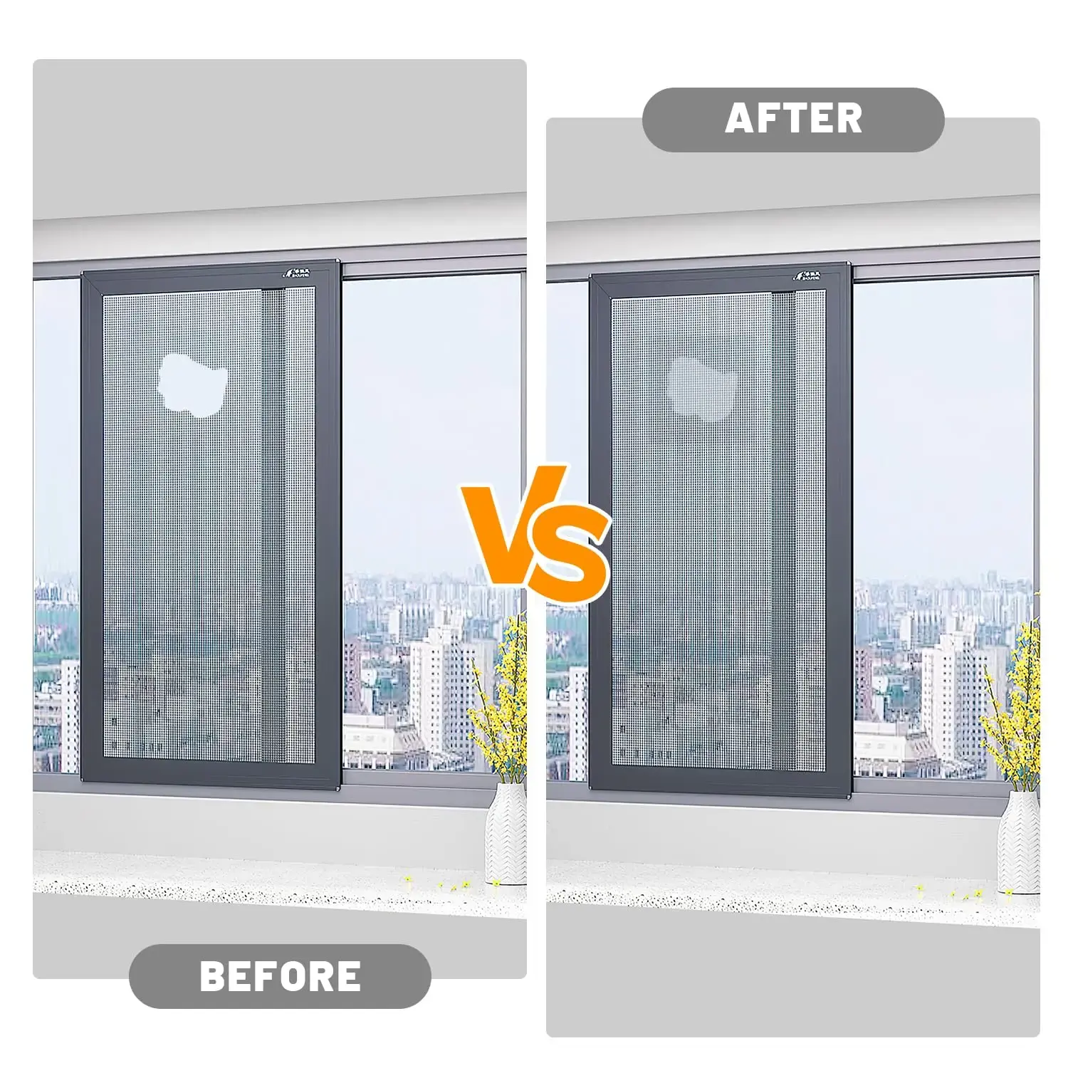 2M Anti-mosquito Window Screen Repair Tape Self Adhesive Mesh Sticker Door Window Mosquito Net Patch Strong Adhesive Sash Repair