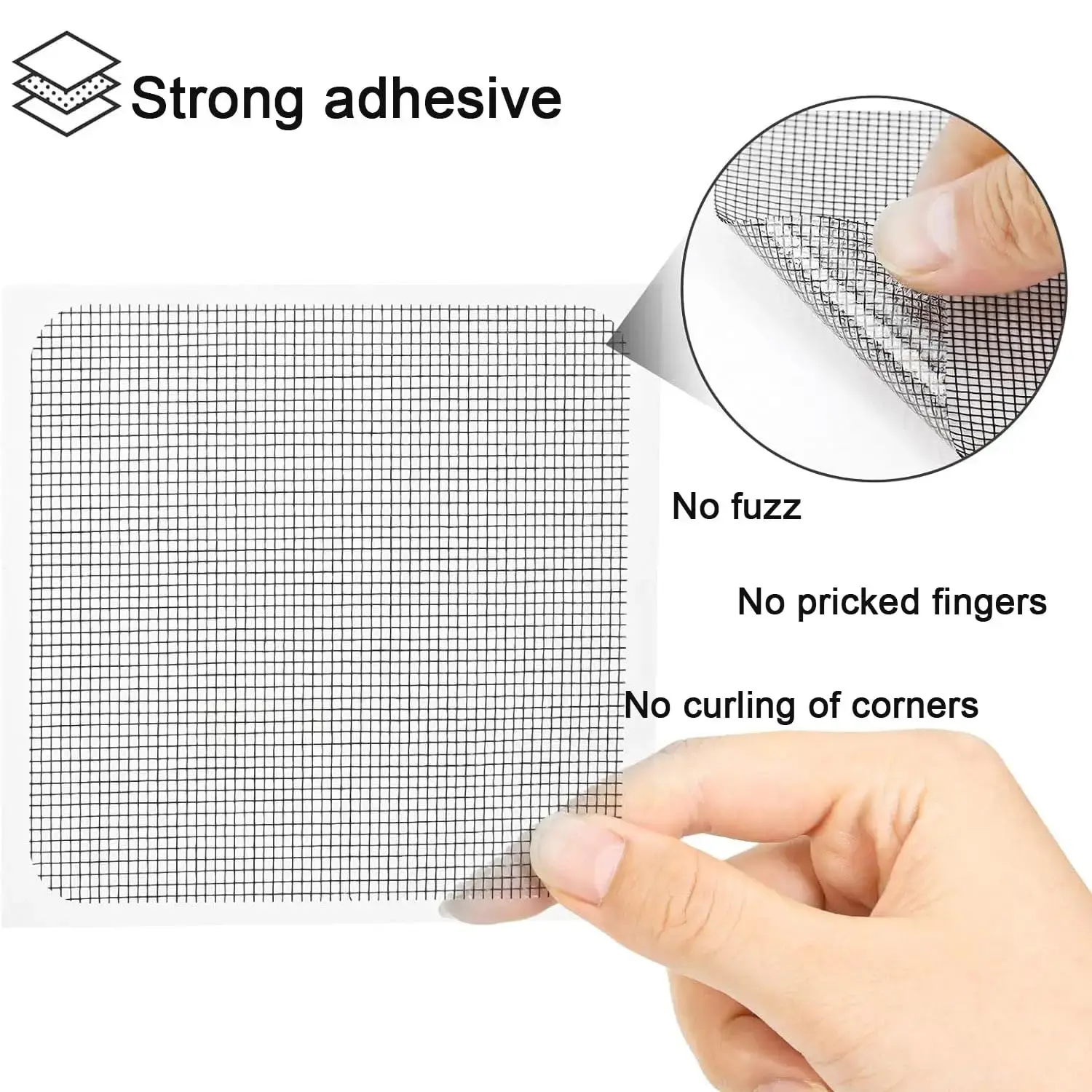 2M Anti-mosquito Window Screen Repair Tape Self Adhesive Mesh Sticker Door Window Mosquito Net Patch Strong Adhesive Sash Repair