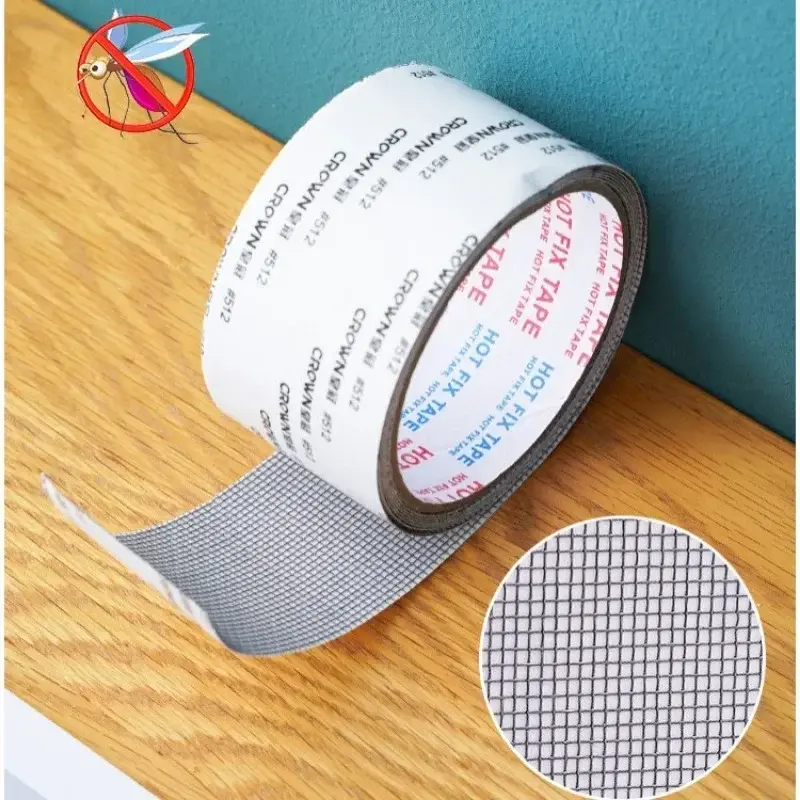 2M Anti-mosquito Window Screen Repair Tape Self Adhesive Mesh Sticker Door Window Mosquito Net Patch Strong Adhesive Sash Repair