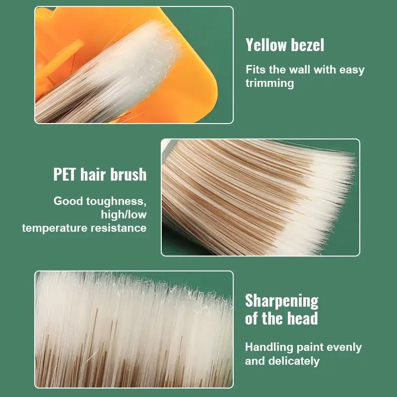 1pcs Edger Paint Brush Proffesional Clean Cut Tool Multifunctional Paint Edger Rollers Brush Wall Painting Tool For Home Kitchen