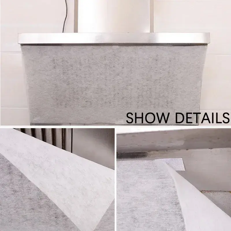 Range Hood Grease Filter OilProof Filter Proof Sticker Absorbing Paper Range Appliance Disposable Screen Film Cooking Bake Tool