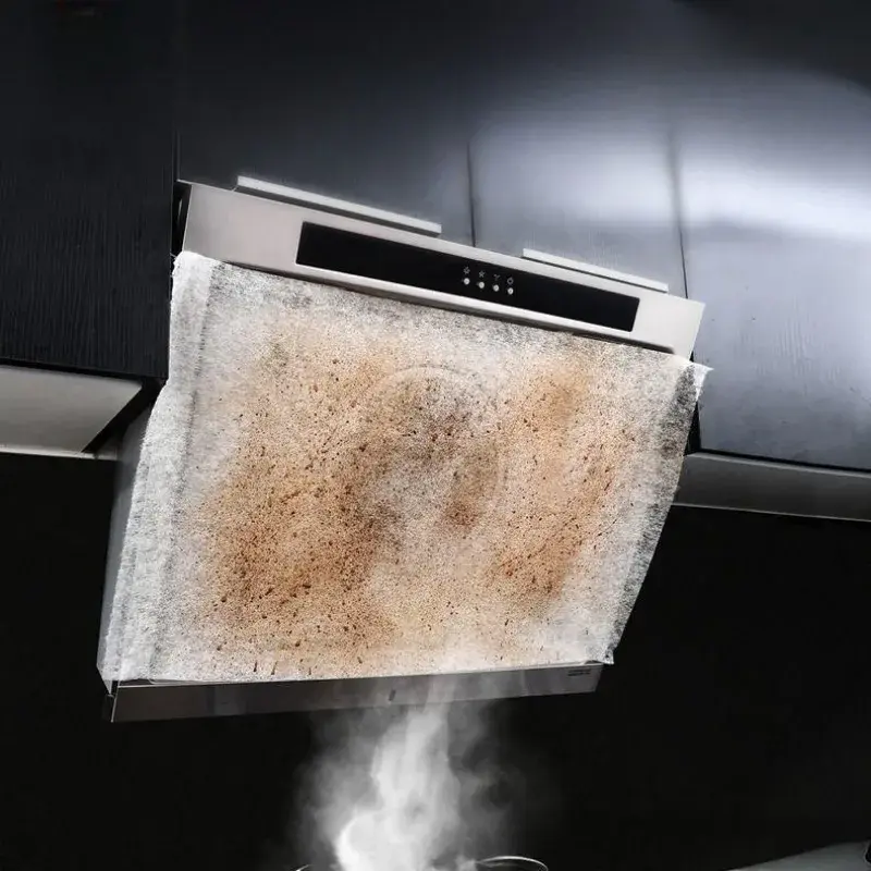 Range Hood Grease Filter OilProof Filter Proof Sticker Absorbing Paper Range Appliance Disposable Screen Film Cooking Bake Tool