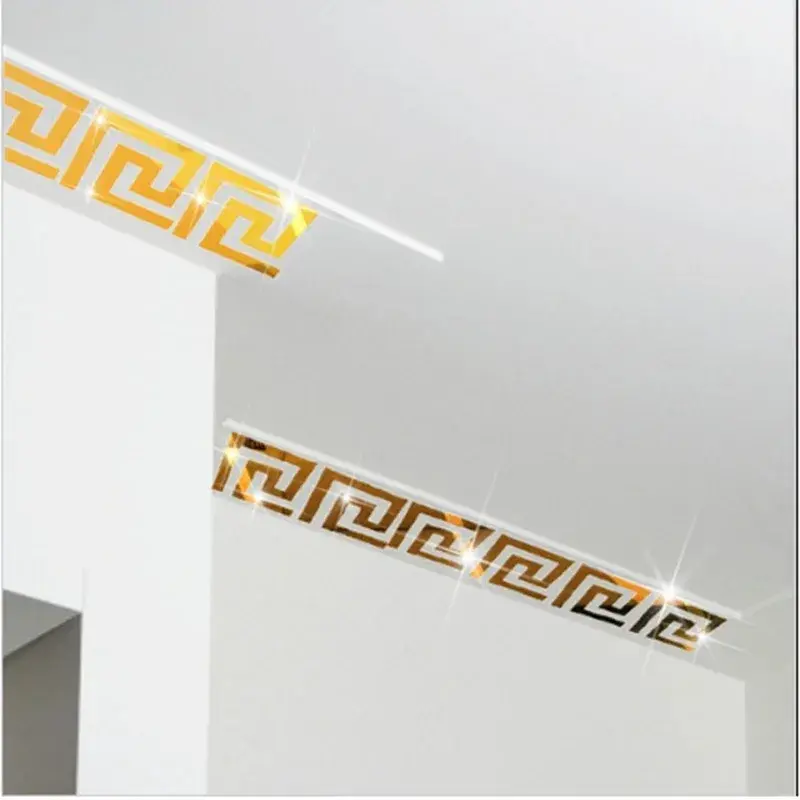 3D Acrylic Wall Stickers, Waist Line, Skirting Line, Ceiling Decoration, TV Background, Bedroom, Living Room Wall Decoration