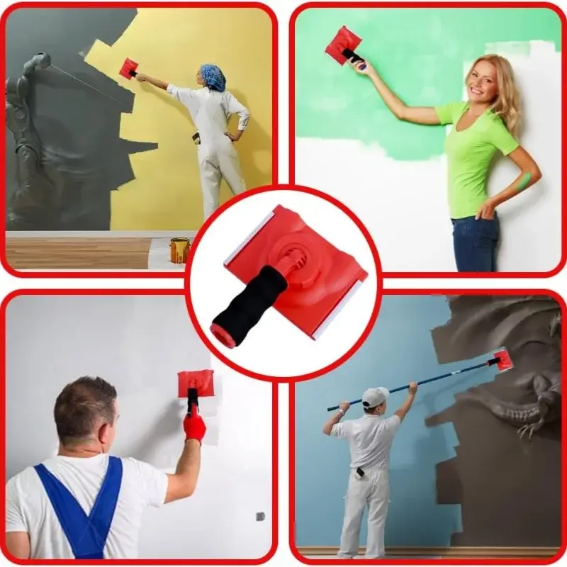 1pcs Professional Latex Paint Edger Brushes Multifunctional Wall Ceiling Corner Painting Brush Color Separator Trimmer Tools