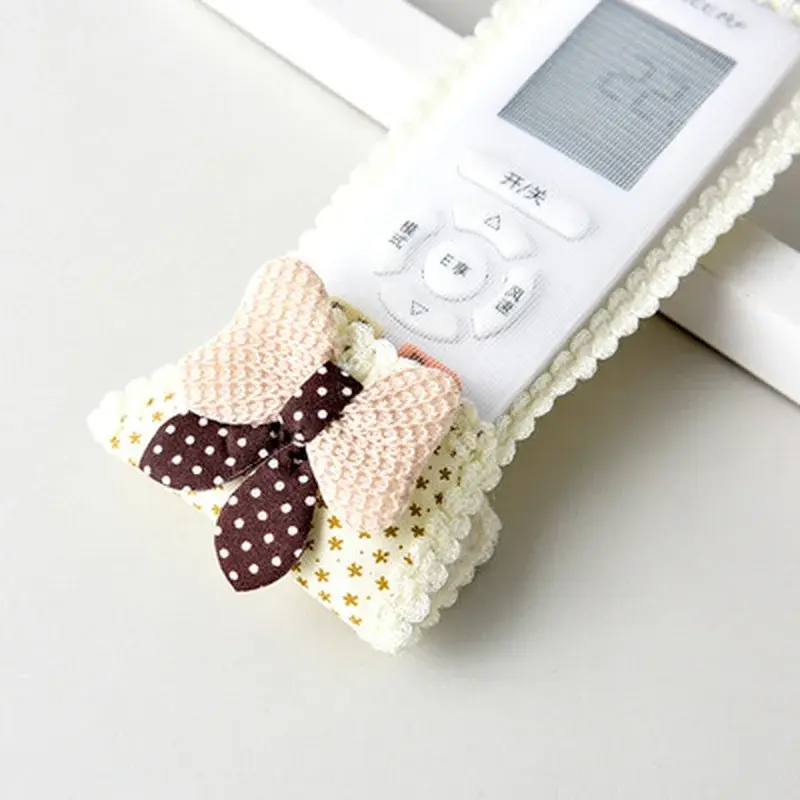 Remote control cover teddy bear fabric remote control protection  TV air conditioning remote control dust Storage Bag organizer