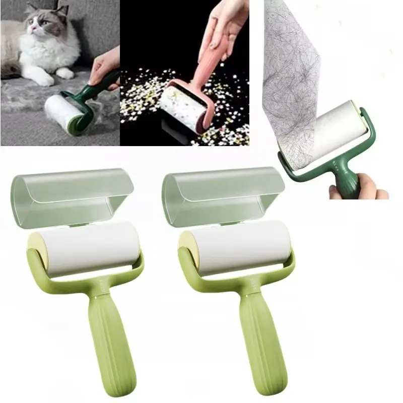 Portable Pet Hair Remover Brush Manual Lint Roller sweaters Sofa Clothes for For Animals Dogs Cats Scrapers cleaning tools