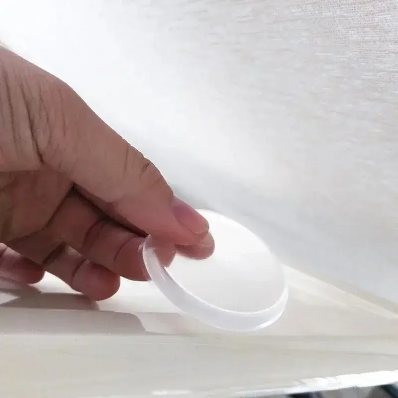 6pcs Transparent Soft Silicone Door Stopper Bumper Self Adhesive Wall Protector No Trace Anti Crash Pad for Furniture Muffler