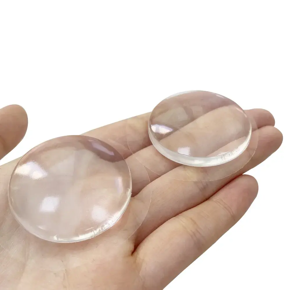 6pcs Transparent Soft Silicone Door Stopper Bumper Self Adhesive Wall Protector No Trace Anti Crash Pad for Furniture Muffler