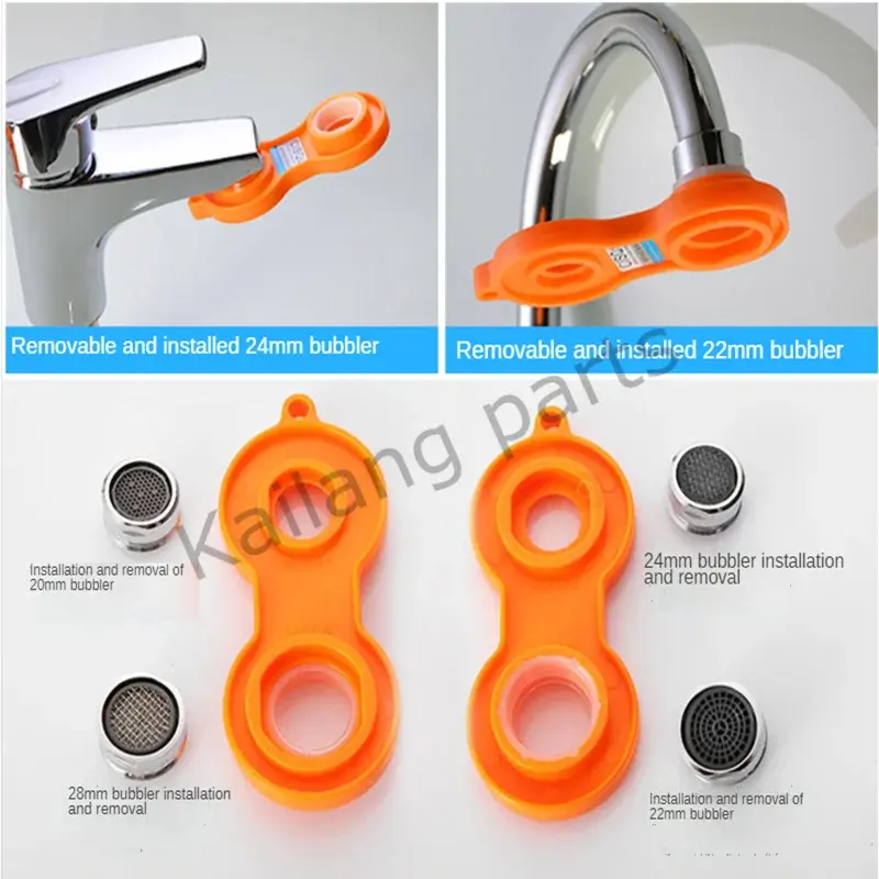 New 1pcs Bathroom faucet wrench hose accessories nut aerator wrench faucet socket showerhead installation and maintenance tool