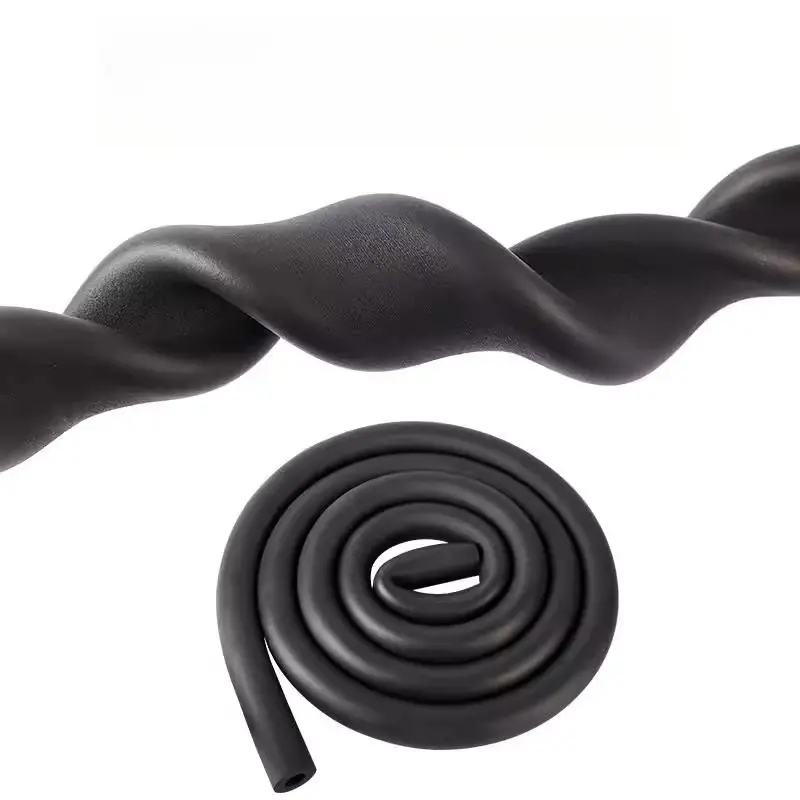 1.8M Sponge Rubber Pipe Black Waterproof Pipeline Holder Thermal Insulation Tubular Protective Sleeve Tube Protector