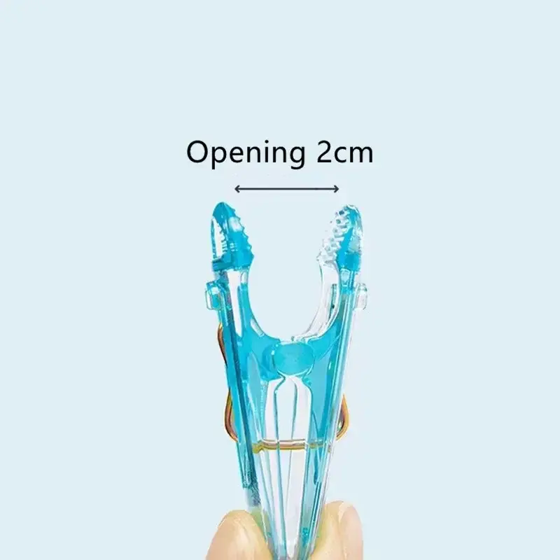 30pcs New Plastic clip Acrylic clothes drying household multifunctional transparent clip drying blankets socks dormitory clip