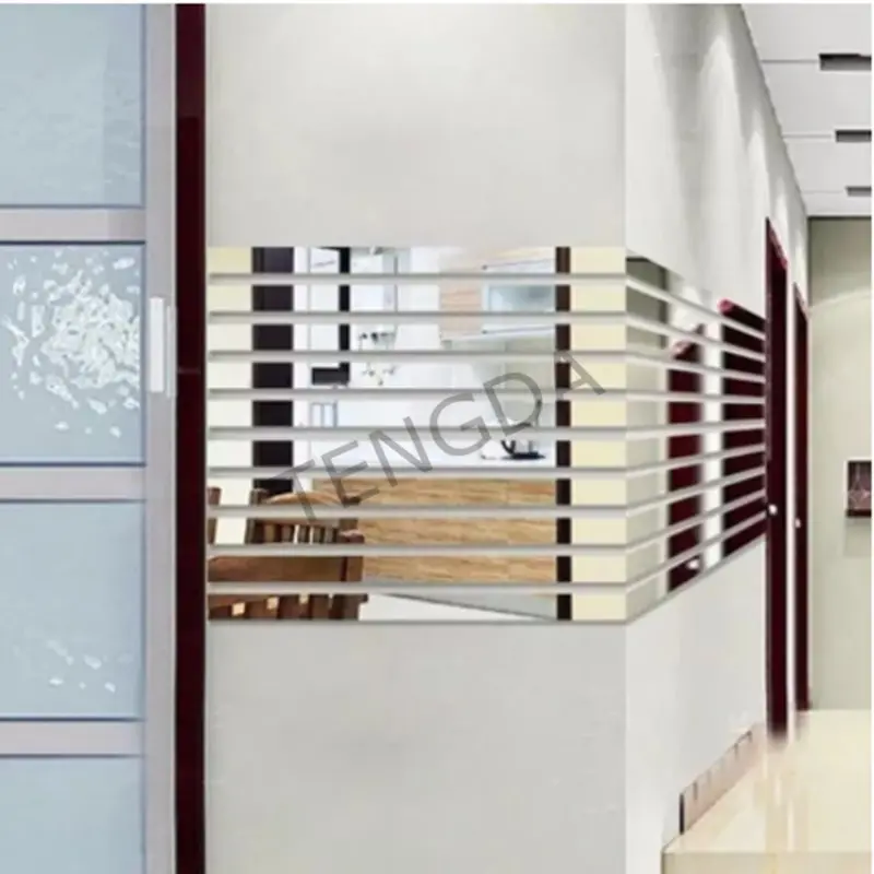 244cm/roll Stainless Steel Decorative Strip Edge Line mirror stickers for wall Background Ceiling Waist line Plane Tile sticker
