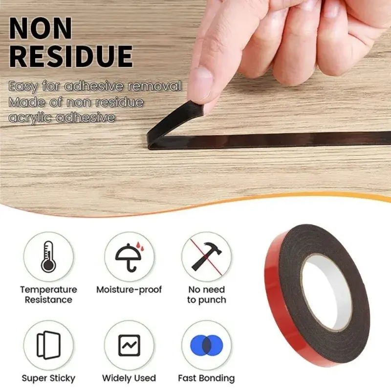 20/10M Extra Strong Double Sided Tape Adhesive Car Special Tear Off Without Leaving Traces High Viscosity Mounting Fixing Sticky