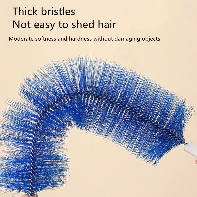 2pcs Cleaning Brush Flexible Long Multipurpose Duster Fan Brush Household Dust Remover for Air-conditioner Furniture Car Cleaner