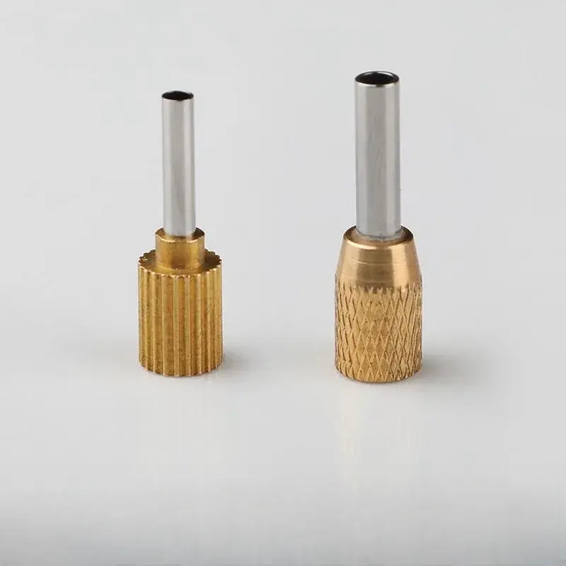 New 10pcs Beauty seam saving glue fixture, stainless steel nozzle locator, beauty seam agent construction glue application tool