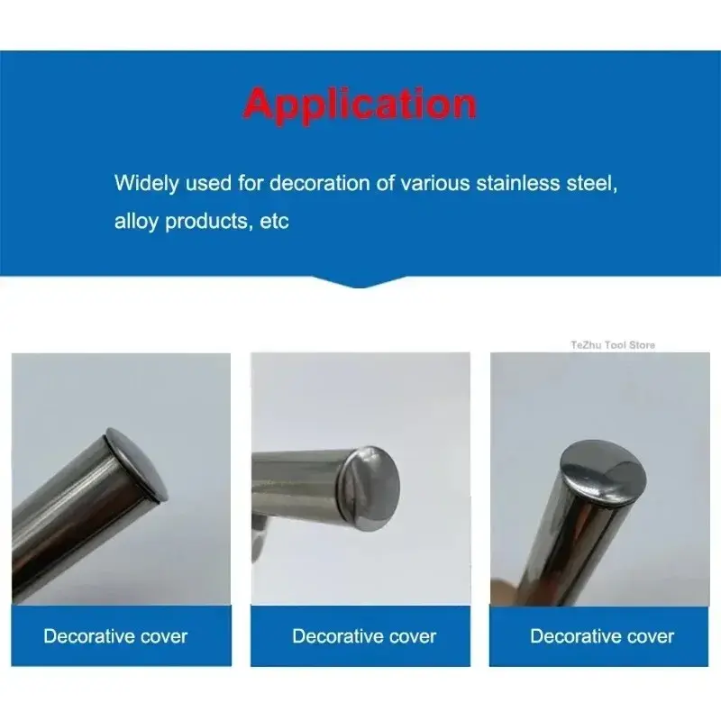 Dia 16-50mm Round Stainless Steel Tube End Cap Cover Furniture Leg Pipe Plug With Mirror Plastic Iron Sheet Floor Protector