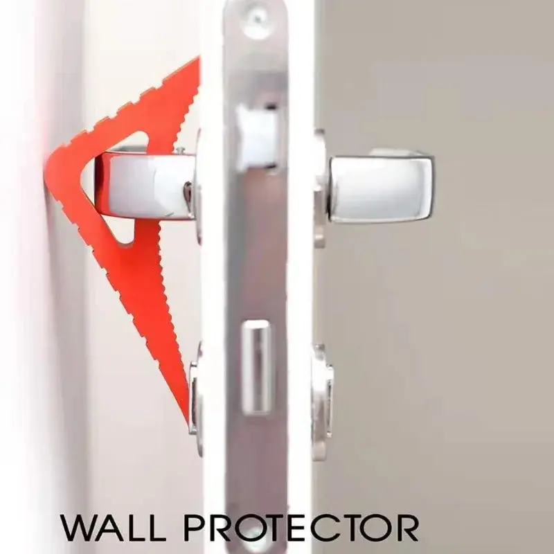 Creative Triangle Door Stopper Safety Rubber Block Wedge Doorstops Anti-collision Door Rear Stoppers Protection Window Limiter