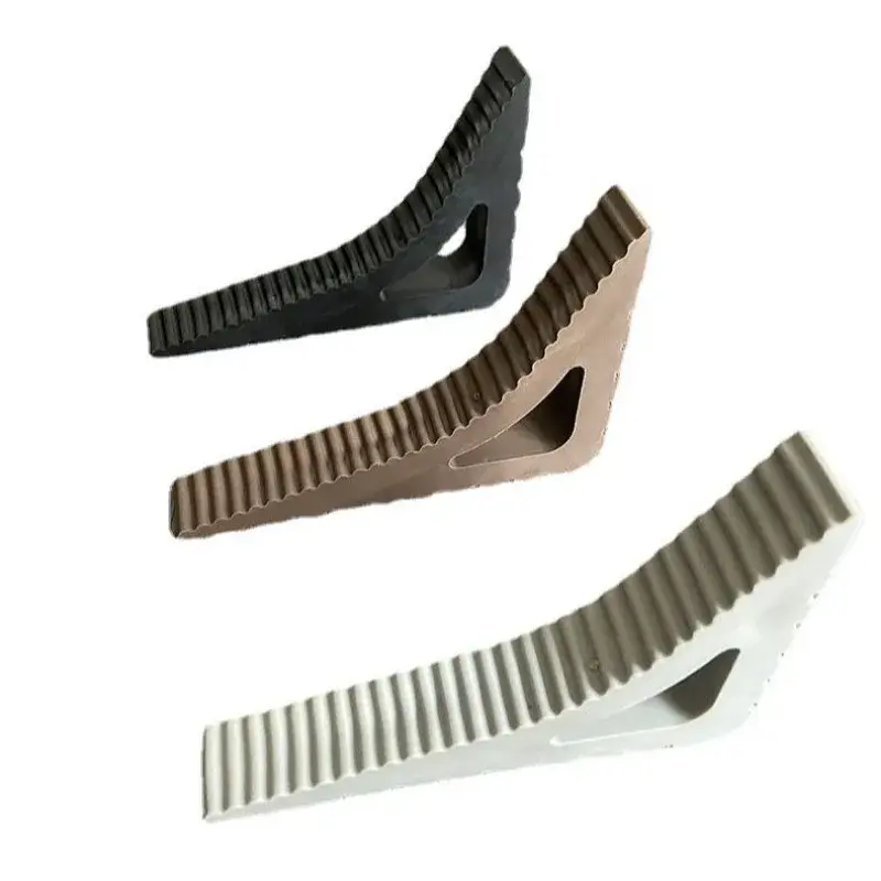 Creative Triangle Door Stopper Safety Rubber Block Wedge Doorstops Anti-collision Door Rear Stoppers Protection Window Limiter